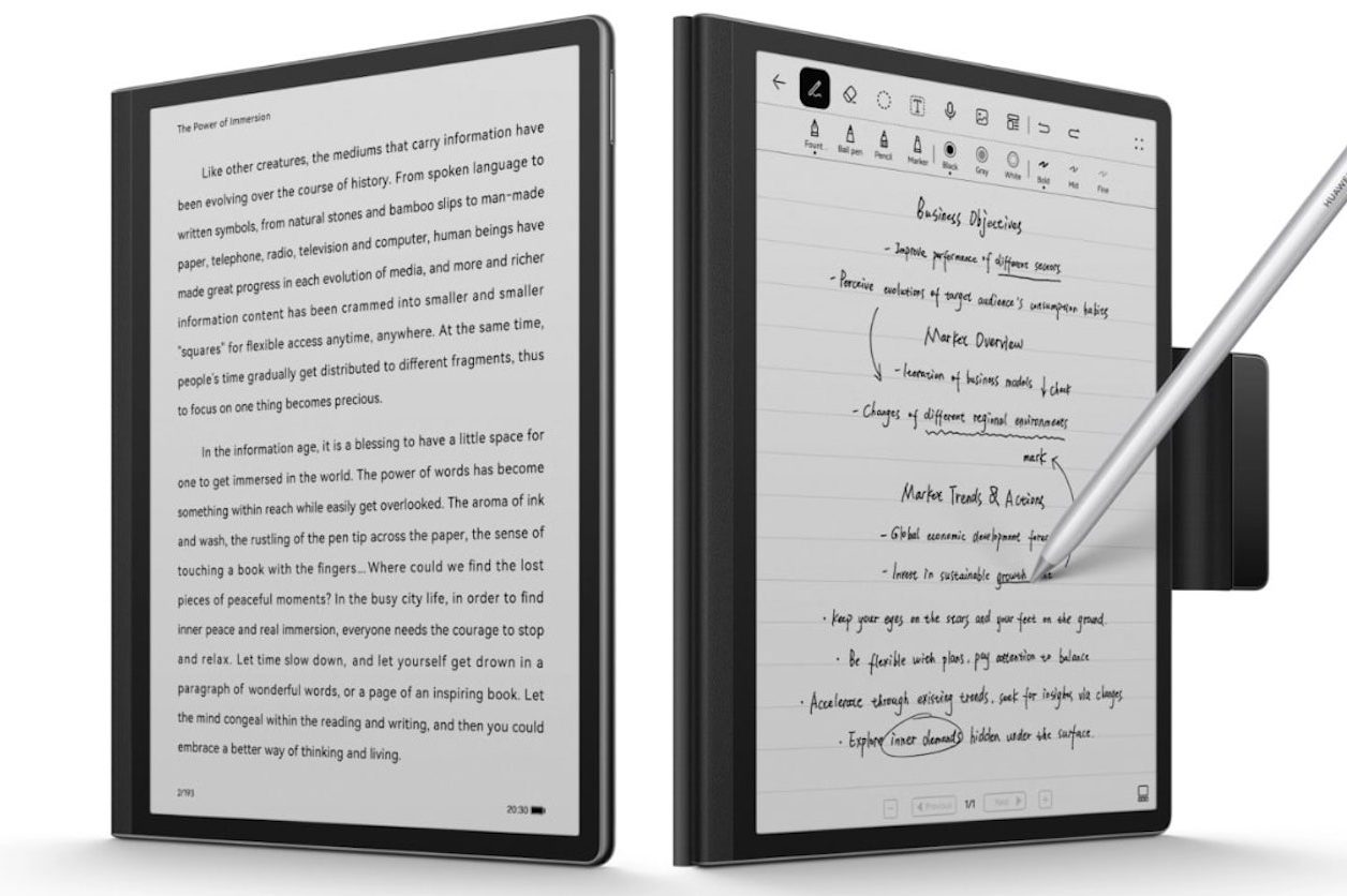 Huawei MatePad Paper: un nuevo lector de libros electrónicos con una verdadera experiencia de escritura