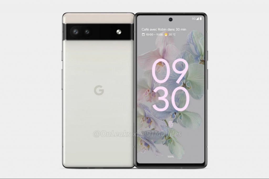 Ein Renderbild der Google Pixel 6a