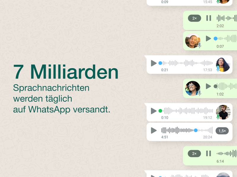 WhatsApp: 6 neue Funktionen für Sprachnachrichten