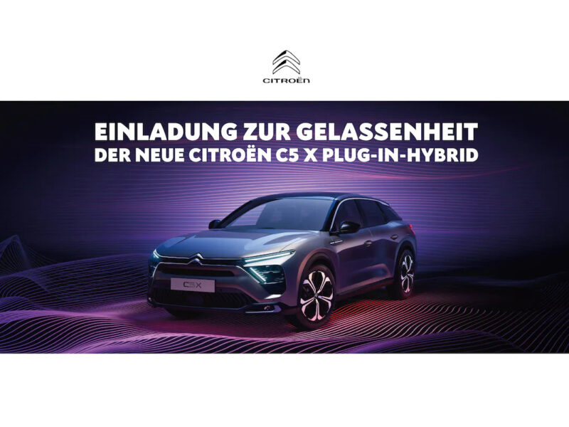 Citroën-Hybrid: Banner zum Event
