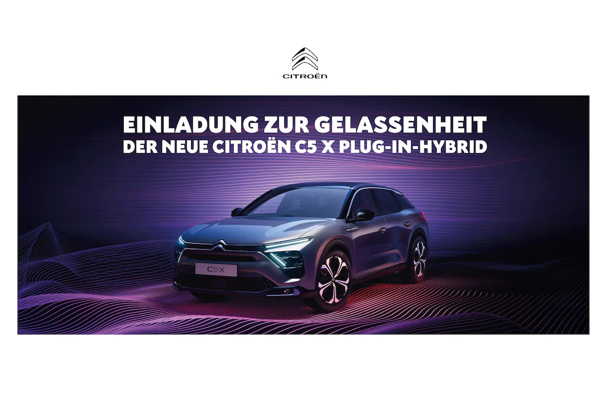 Citroën-Hybrid: Banner zum Event