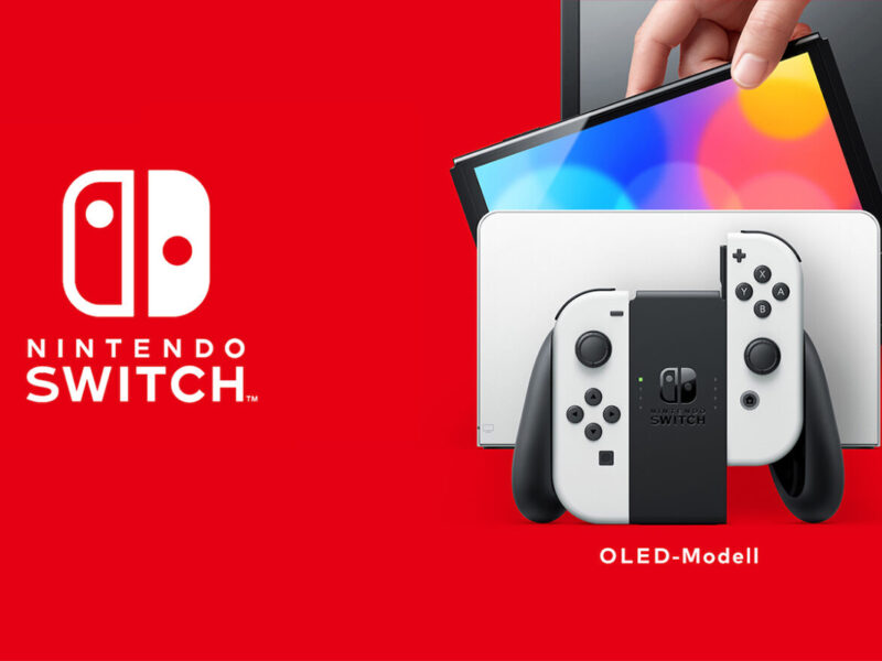 Eine Nintendo Switch OLED