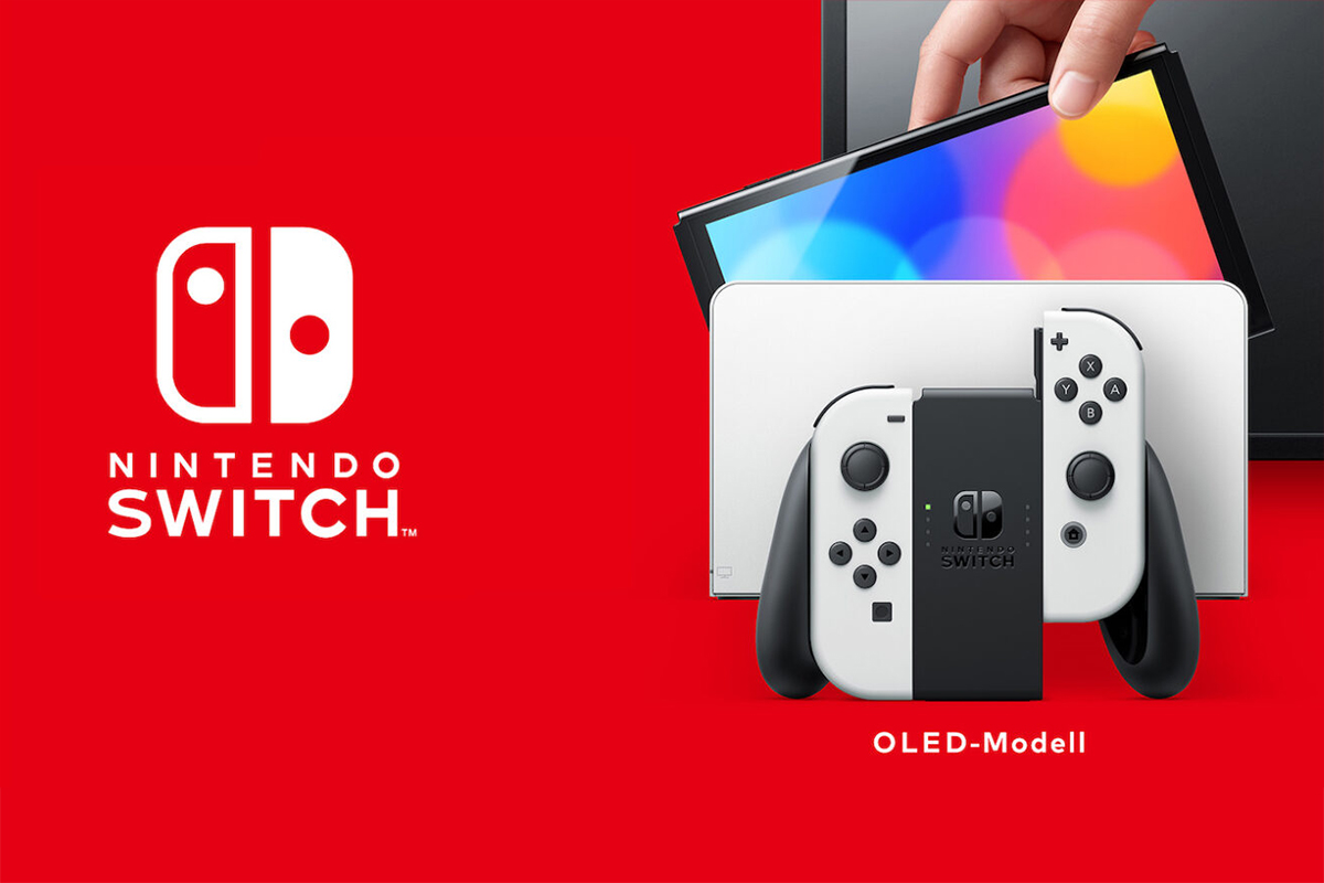 Eine Nintendo Switch OLED