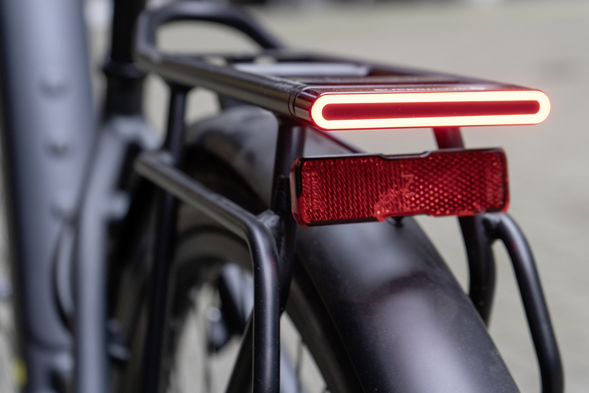 Rücklicht von Trekking E-Bike