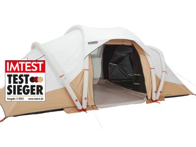 Decathlon-Quechua: Aufblasbares Familienzelt im Test