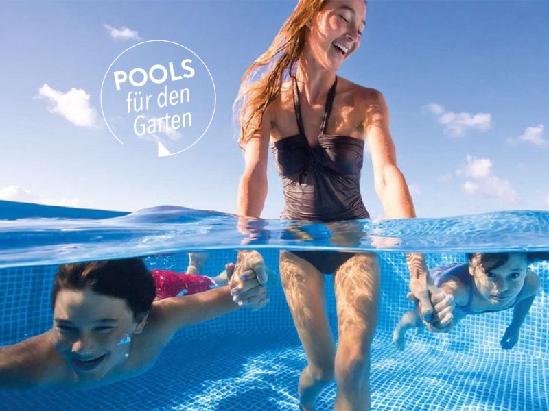 Aufstellpool für den Garten: 5 Modelle unter 100 Euro