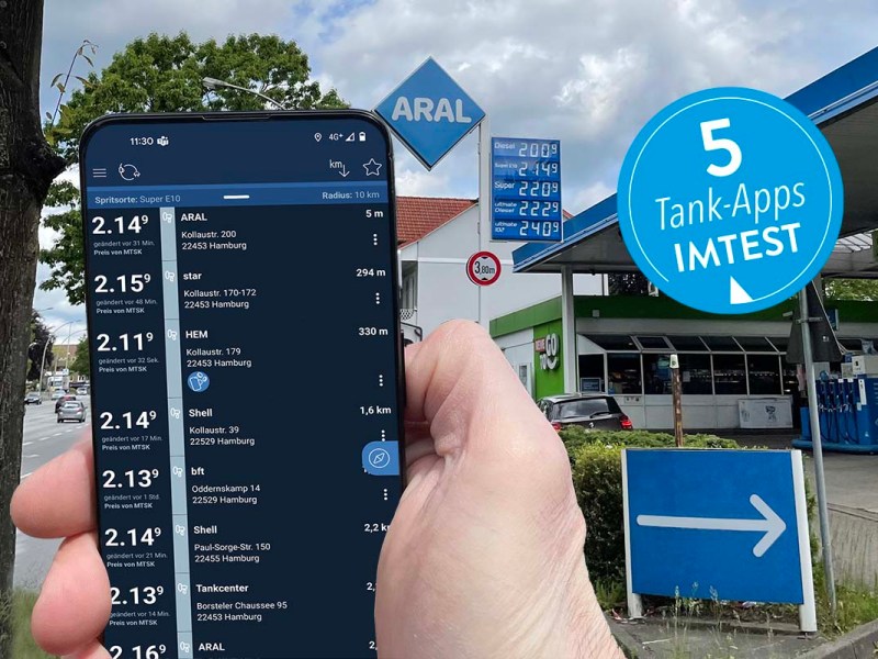 Tank-Apps im Test: Den besten Spritpreis finden und sparen