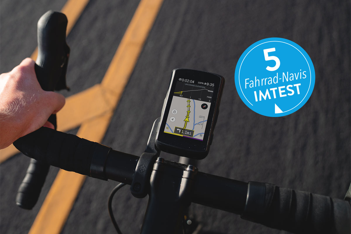 Der Fahrrad-Navi-Test: Sind die Geräte besser als eine Smartphone