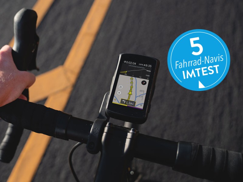 5 Fahrrad-Navis im Test: Besser als  die Komoot-App?