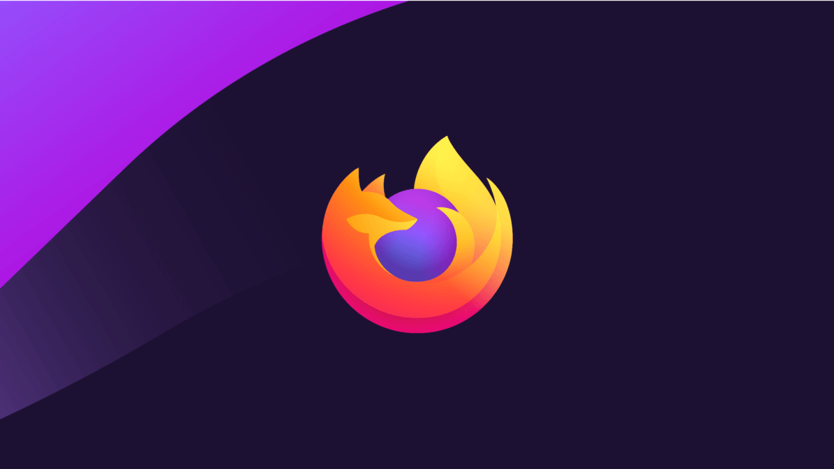 Firefox-Logo vor dunklem Hintergrund