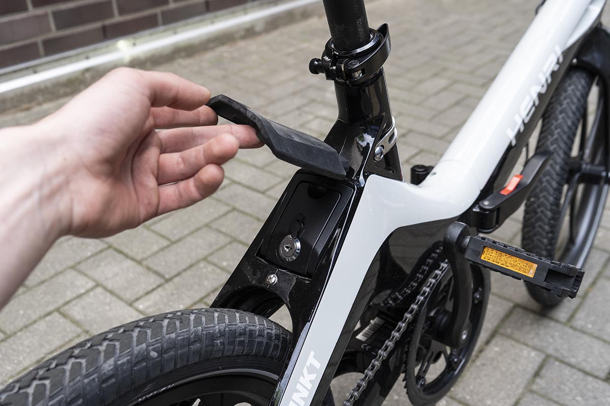 Falt-E-Bike von Blaupunkt: Detailansicht