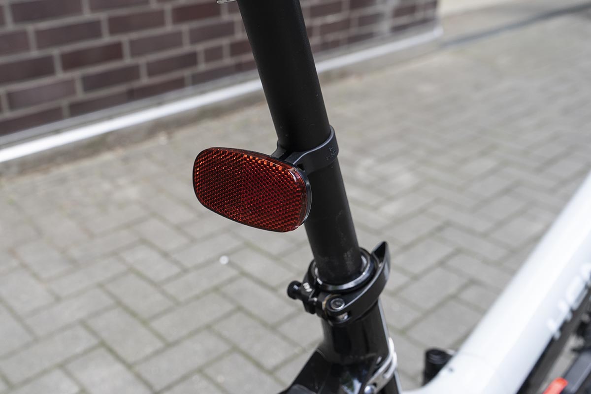 Falt-E-Bike von Blaupunkt: Reflektor