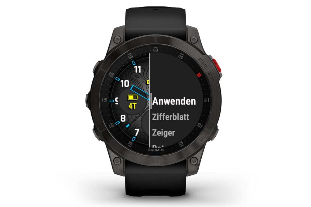 Garmin Ziffernblatt ändern