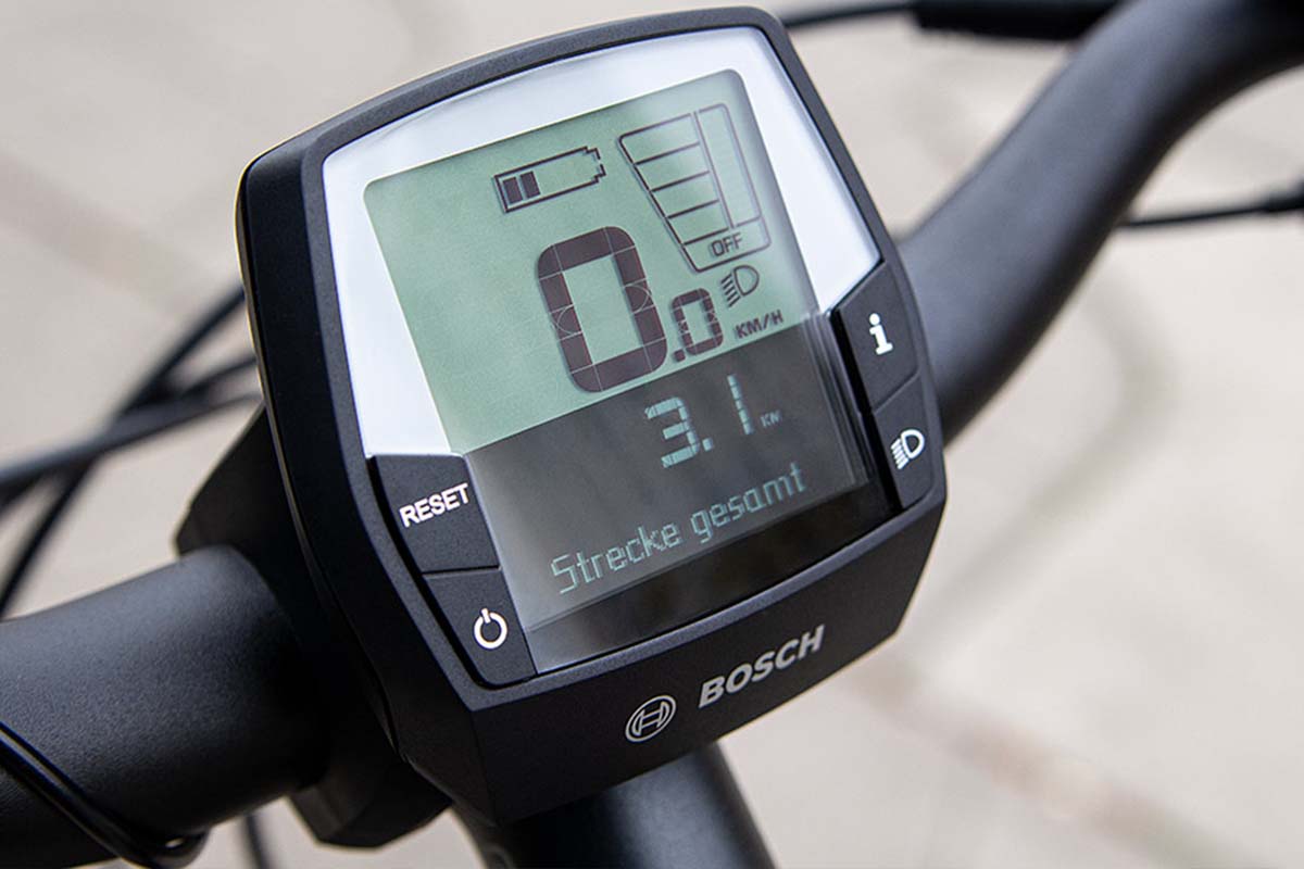 Detailaufnahme vom Display am E-Bike von Kreidler Vitality Eco 8+