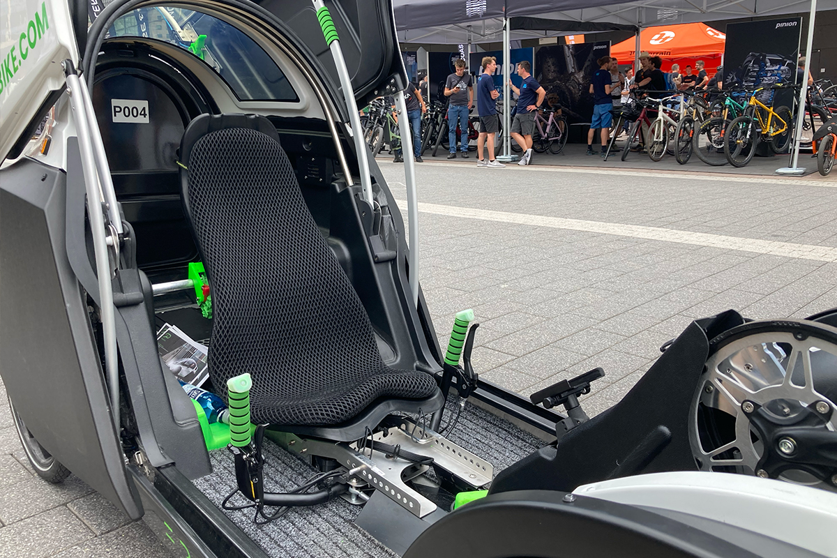 Kapsel-E-Bike: Frikar von Podbike von Innen