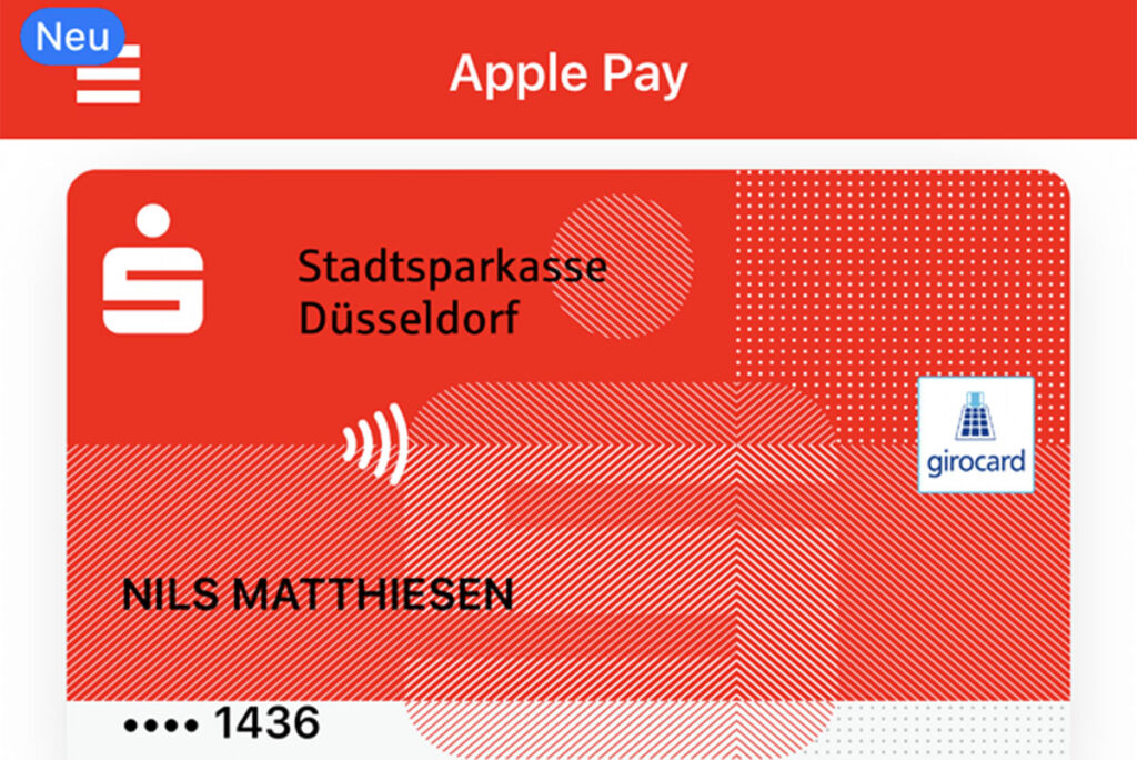 Sparkasse Apple Pay