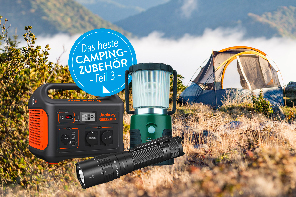 Zelt und Energie Camping Gadgets