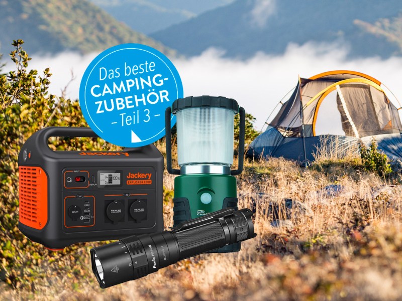 Zelt und Energie Camping Gadgets