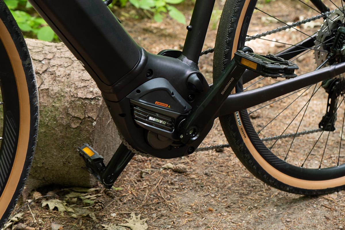 E-Bike-Mittelmotor in Detailansicht