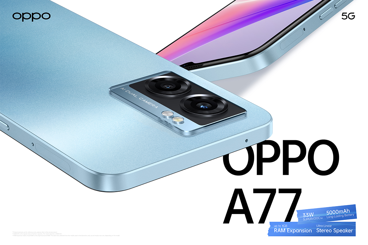 Oppo A77 5G: Neues Smartphone mit Akku-Langläufer