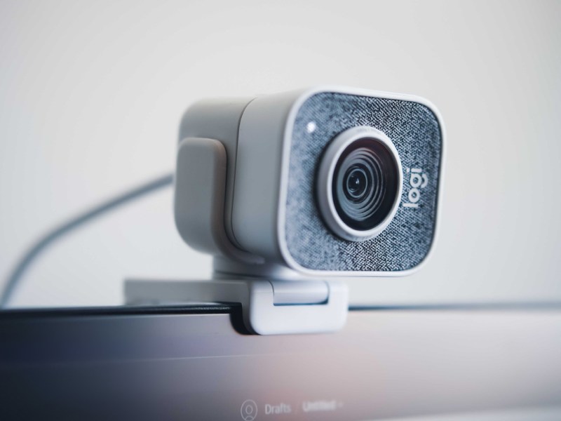 Webcam auf Monitor