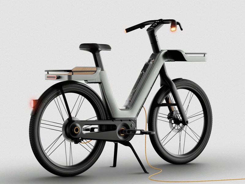 Konzeptstudie eines futuristischen E-Bikes von Decathlon