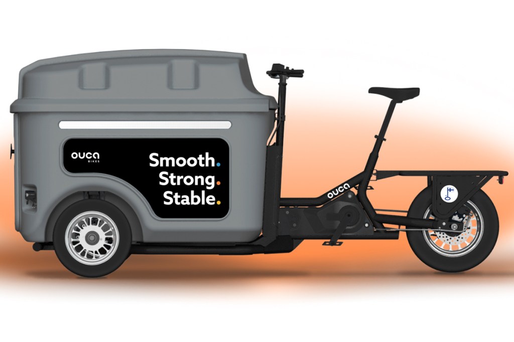 E-Lastenbike mit sehr großer Ladebox für einen Gewichttransport von bis zu 225 Kilogramm