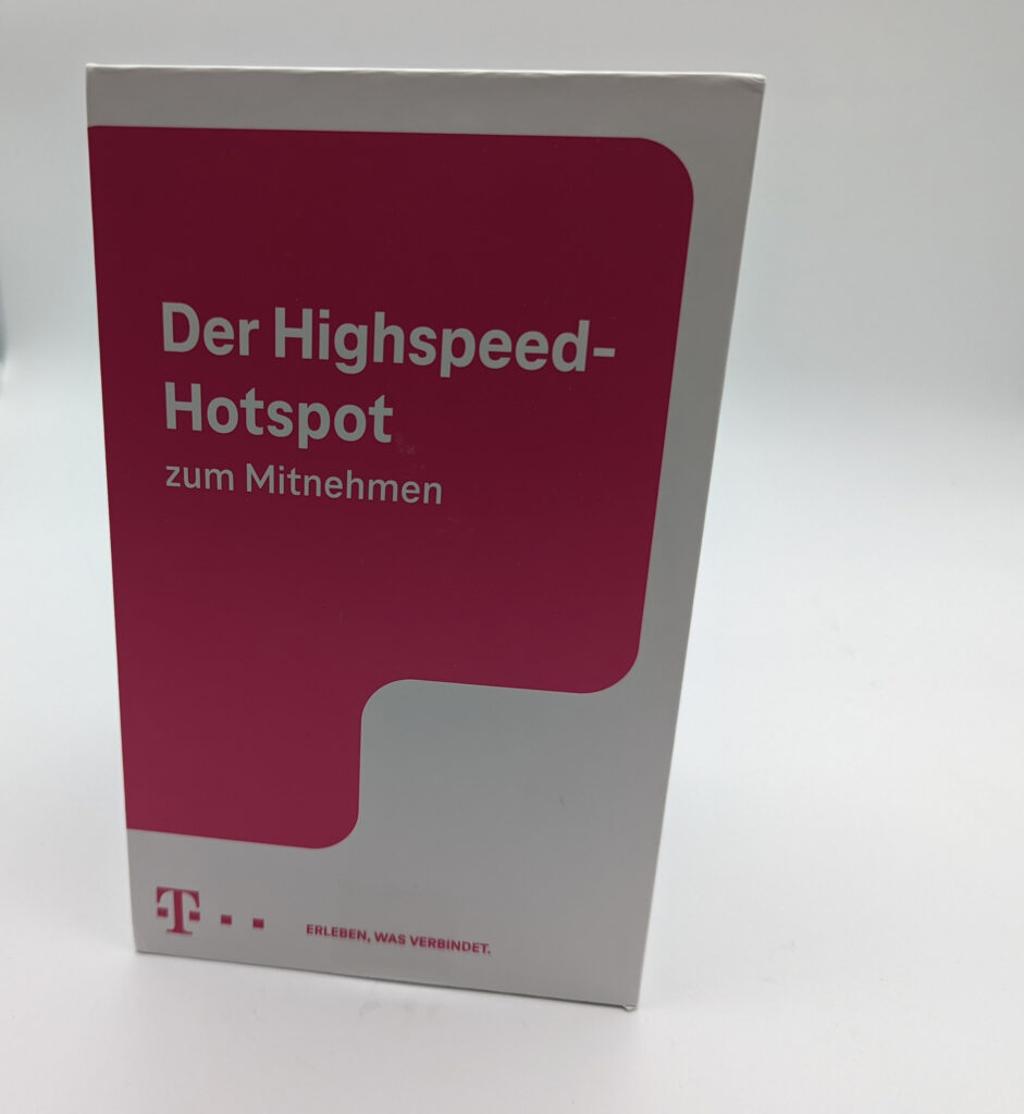 Die Verpackung der Telekom ZTE Speedbox.