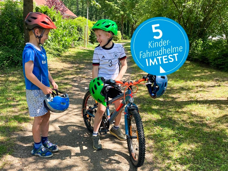 5 Kinder-Fahrradhelme im Crashtest: Kopfschutz kann Leben retten