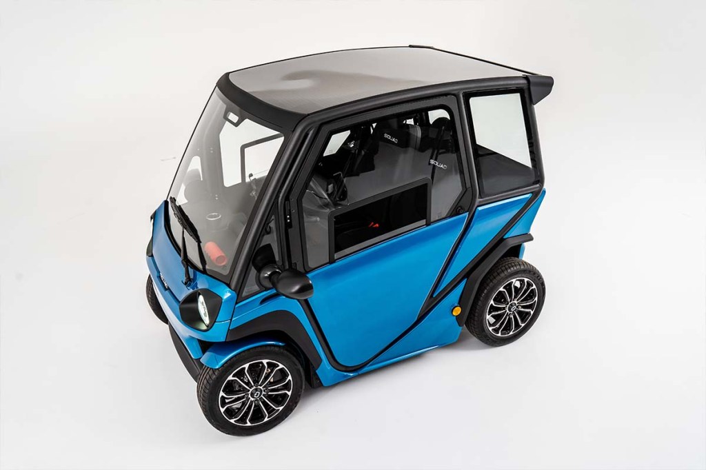 Productshot Solar City Car von Squad Mobility