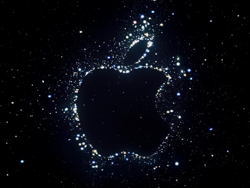 Das Logo des Apple-Events namens Far Out.