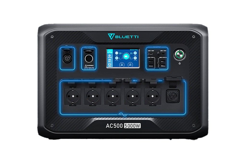 Bluetti AC500 von vorne.