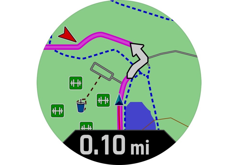 Navigationspfeile Garmin