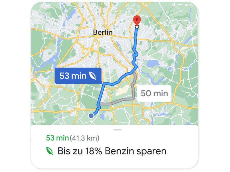 Eco Routes Google Maps