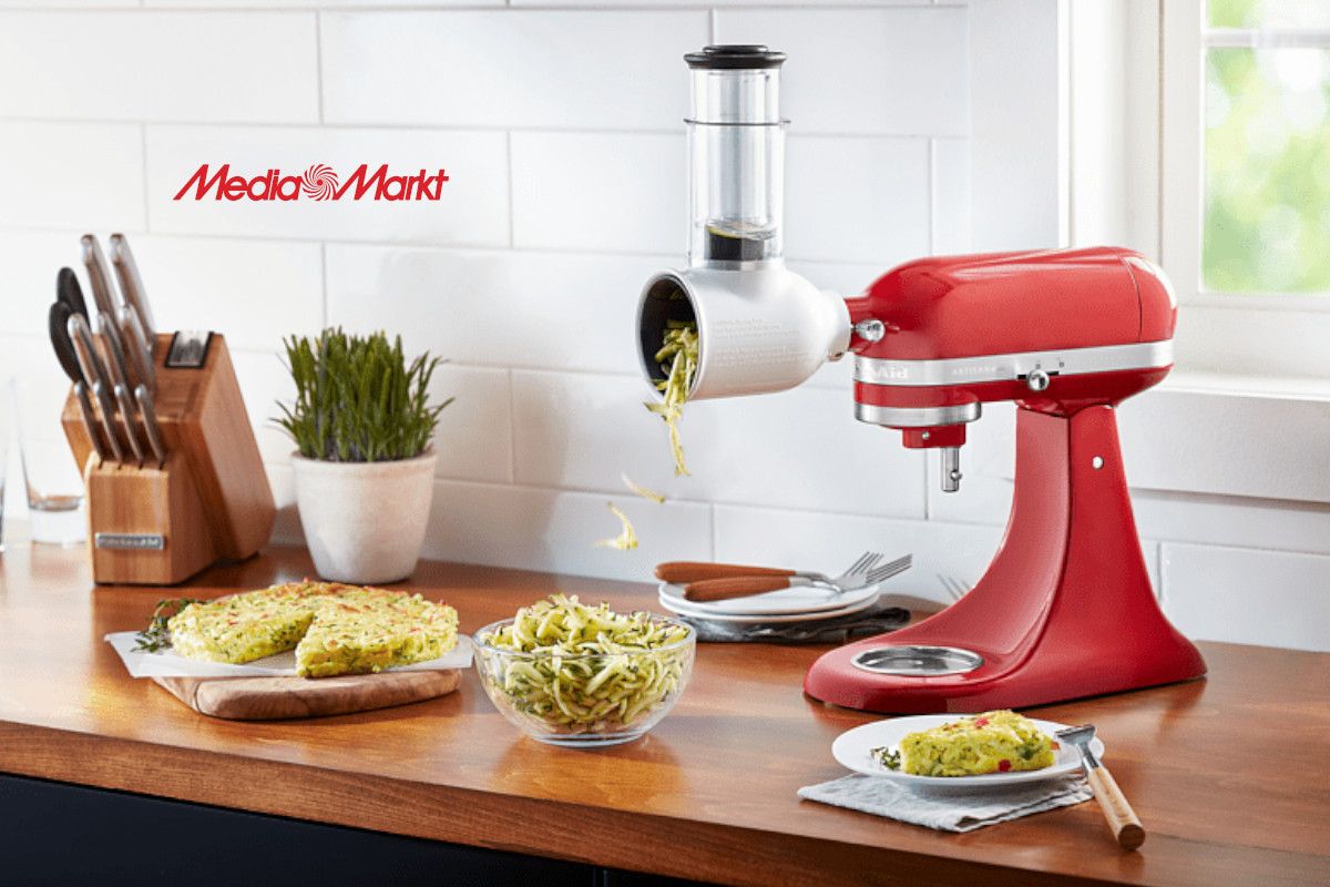 KitchenAid-Artisan-Angebot: Küchenmaschine und Gemüseschneider