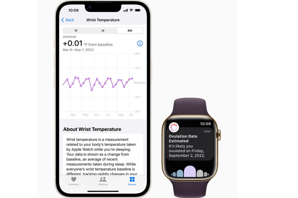 Apple Watch 8 Temperaturmessung