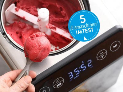 5 Eismaschinen im Test: Ganz einfach zum schnellen Genuss 