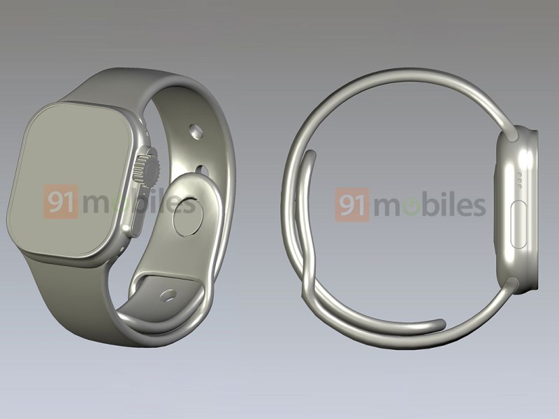 Apple Watch Pro Leak Front and Side
