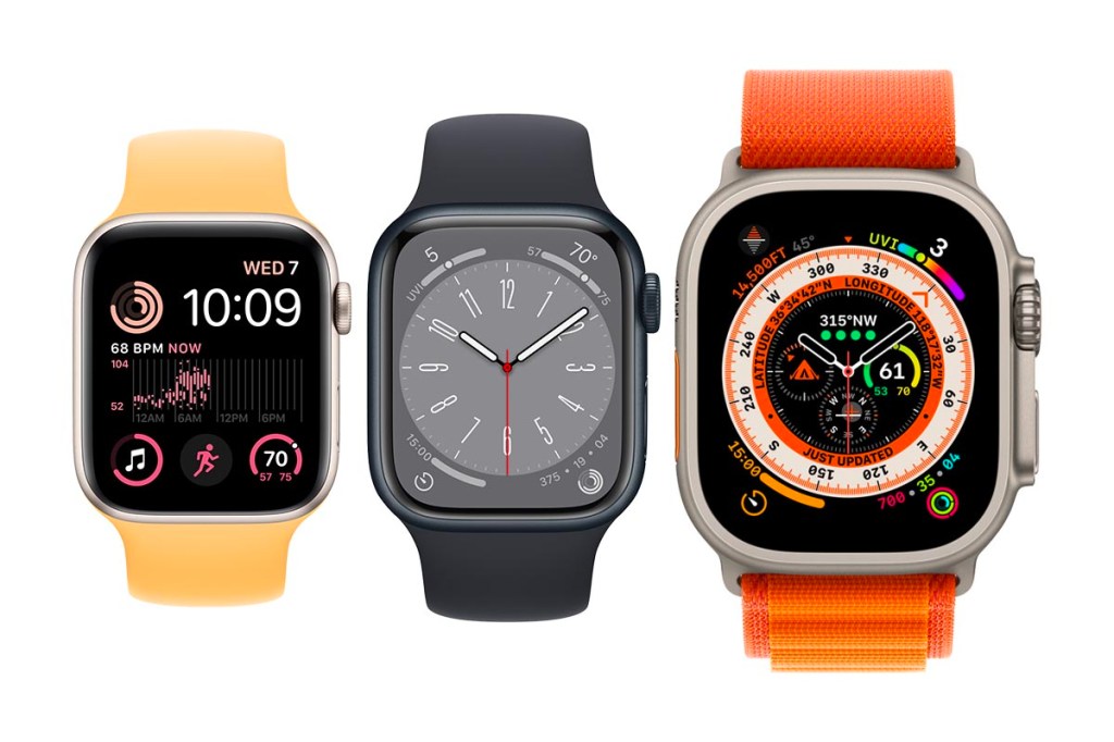 Apple Watch SE, Series 8, Ultra