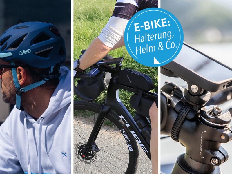 Verschiedenes Zubehör für ein E-Bike