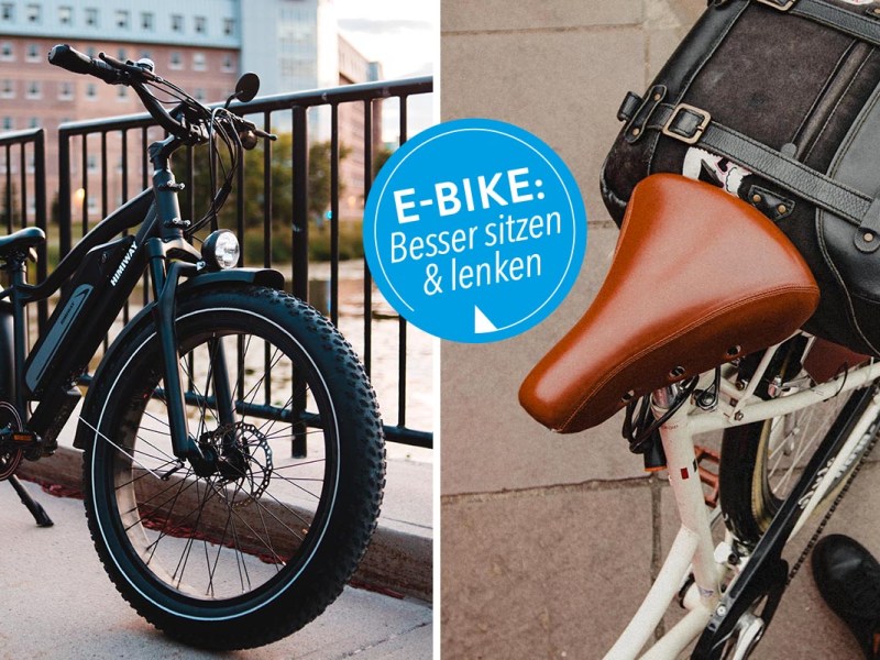 Mehr Komfort auf dem E-Bike: Lenker & Sattel selber tauschen