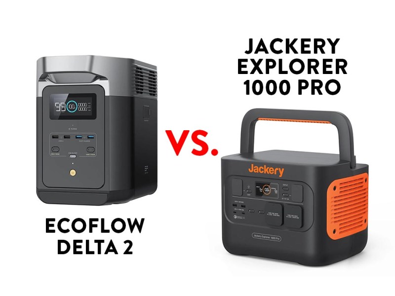 Test-Duell: Ecoflow Delta 2 gegen Jackery Explorer 1000 Pro