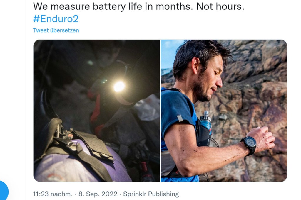 Garmin reagiert bei Twitter auf Apple Watch Ultra
