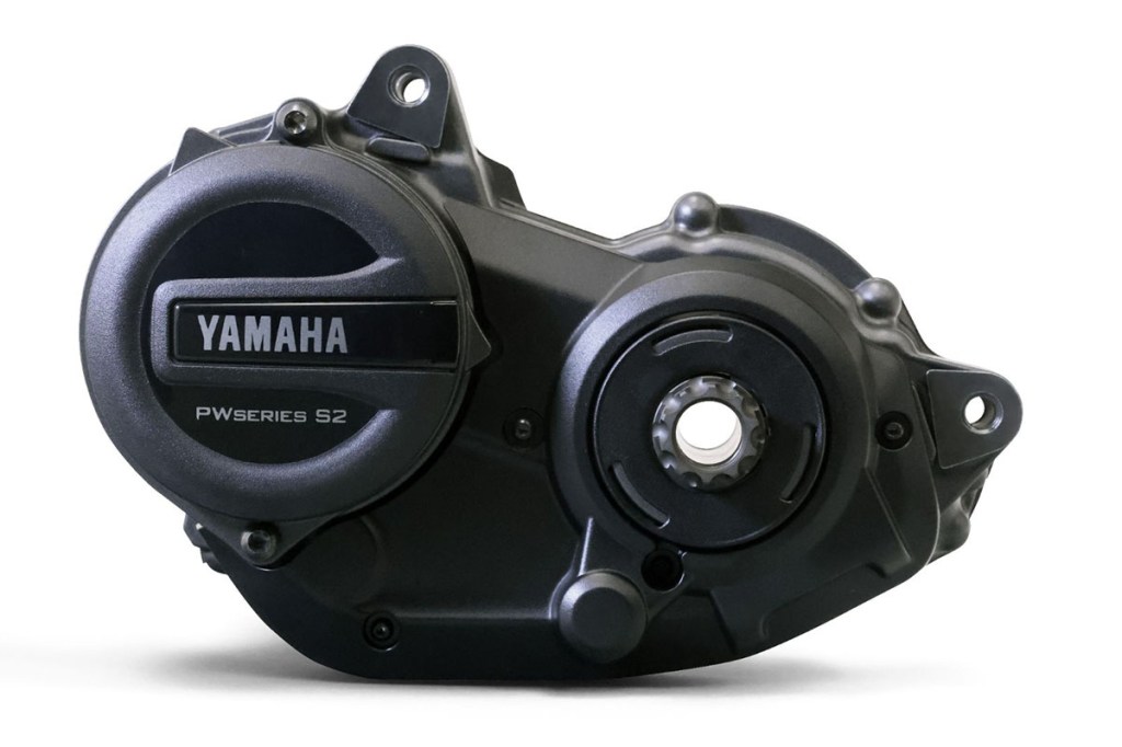 Detailansicht des neues E-Bike-Motors PW-S2 von Yamaha.