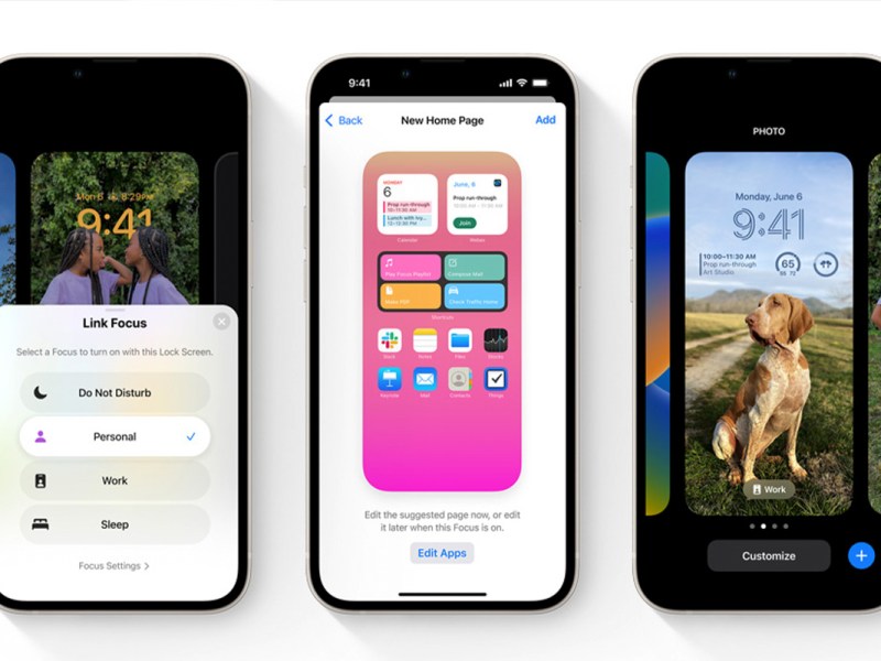 Apple iOS 16: Neuer Sperrbildschirm, Fokusfilter & mehr