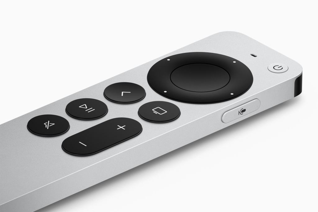 Die Fernbedienung des neuen Apple TV 4K 2022 