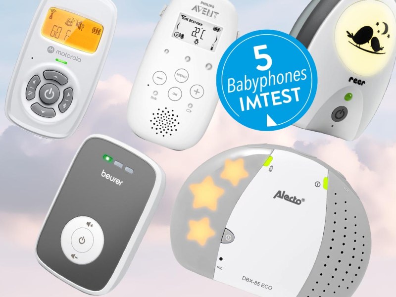 FÃ¼nf Babyphones im Test