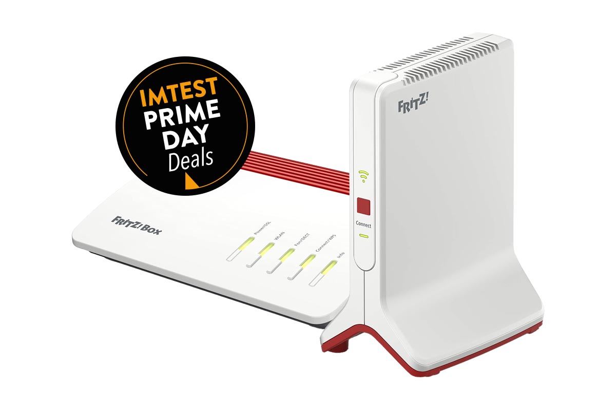 Fritzbox WLAN-Router und Repeater am Prime Day