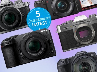 5 Systemkameras im Test: Neue Modelle von Canon, Fujifilm, Nikon & Sony