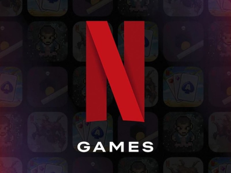 Das Bild zeigt das Logo von Netflix Games.